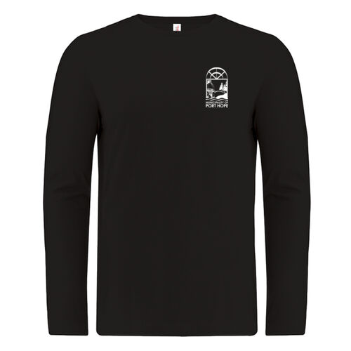 Softblend Long Sleeve Tee - Black - Staff on Back Thumbnail