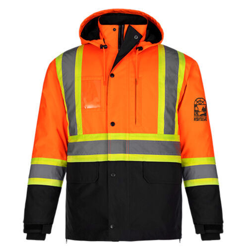 Hi-Vis 5in1 Parka with Detachable Hood Vendor  Thumbnail