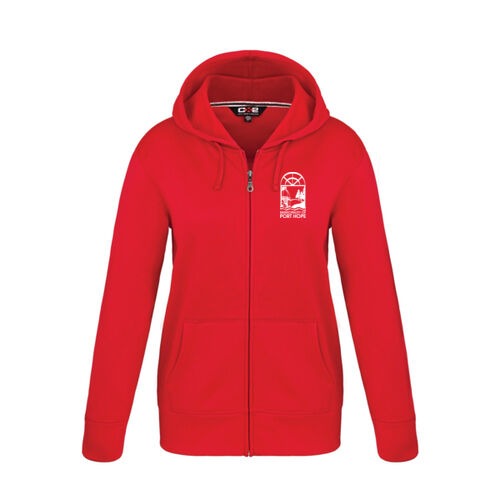 Full-Zip Hoodie - Ladies - Guard on Back Thumbnail
