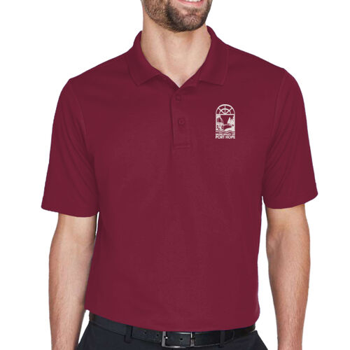 Performance Plaited Polo - Staff on Back Thumbnail