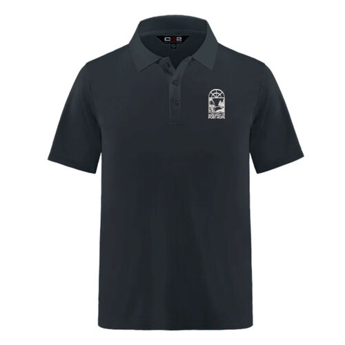 Cotton-Poly-Spandex Pique Polo - Staff on Back Thumbnail